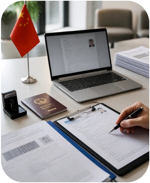 Оформление рабочей визы в Китай для сотрудников компании